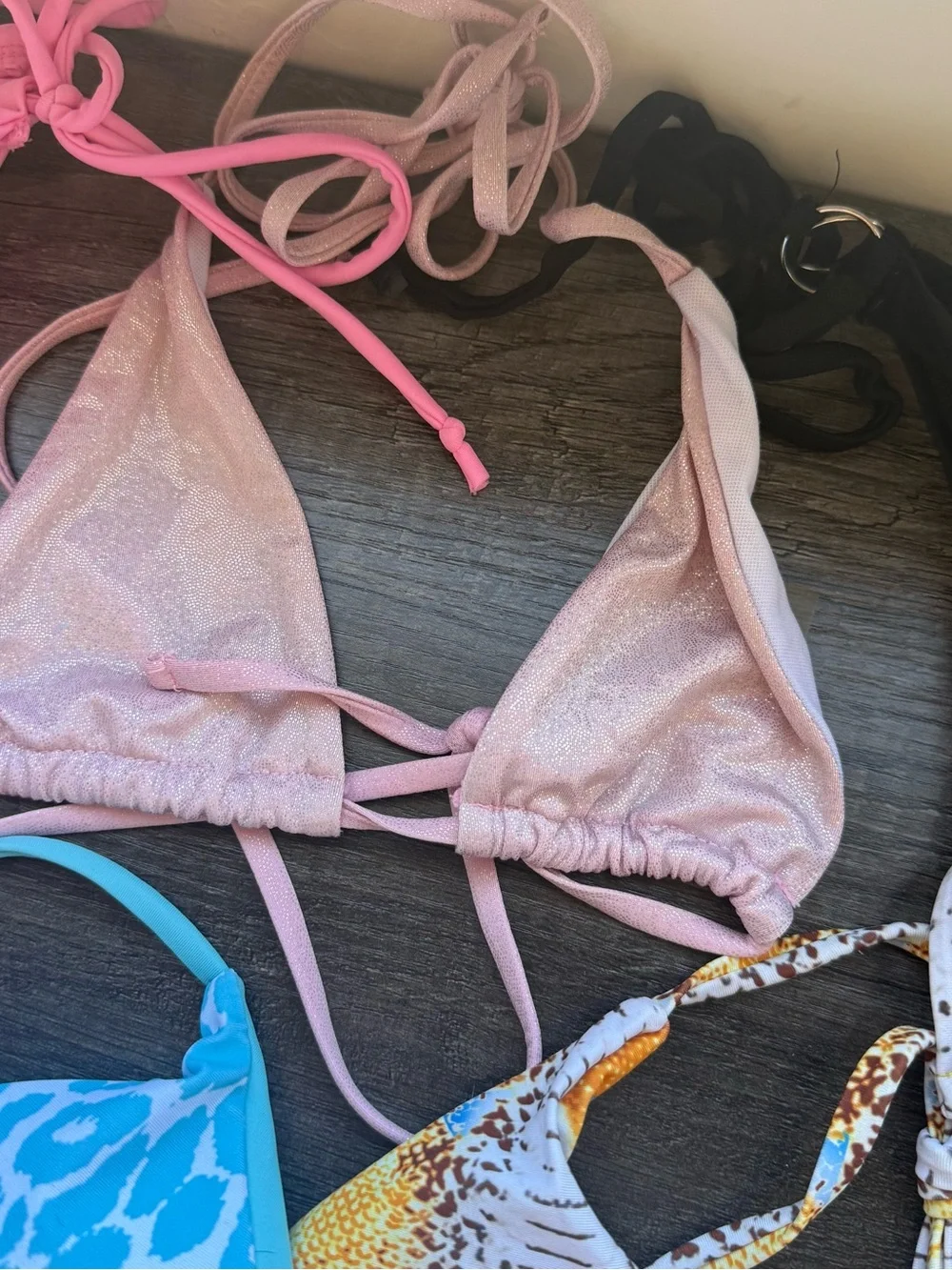Women's Mixed-Color Bikini Swimwear Set - Multiple Styles
